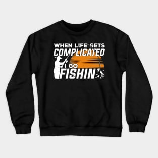 Fishing Angling Sport Fisher Fisherman Gift Crewneck Sweatshirt